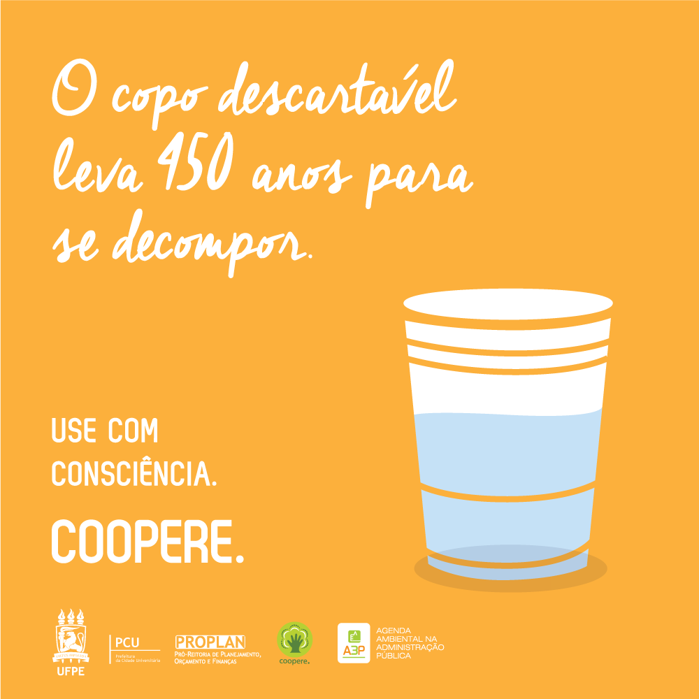 Campanha sobre consciência ambiental - Coopere