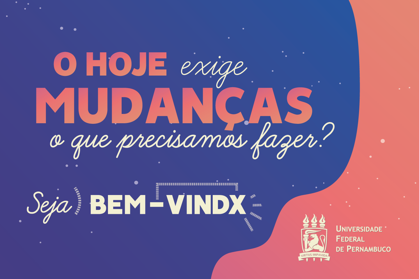 O hoje exige mudanças, o que precisamos fazer?