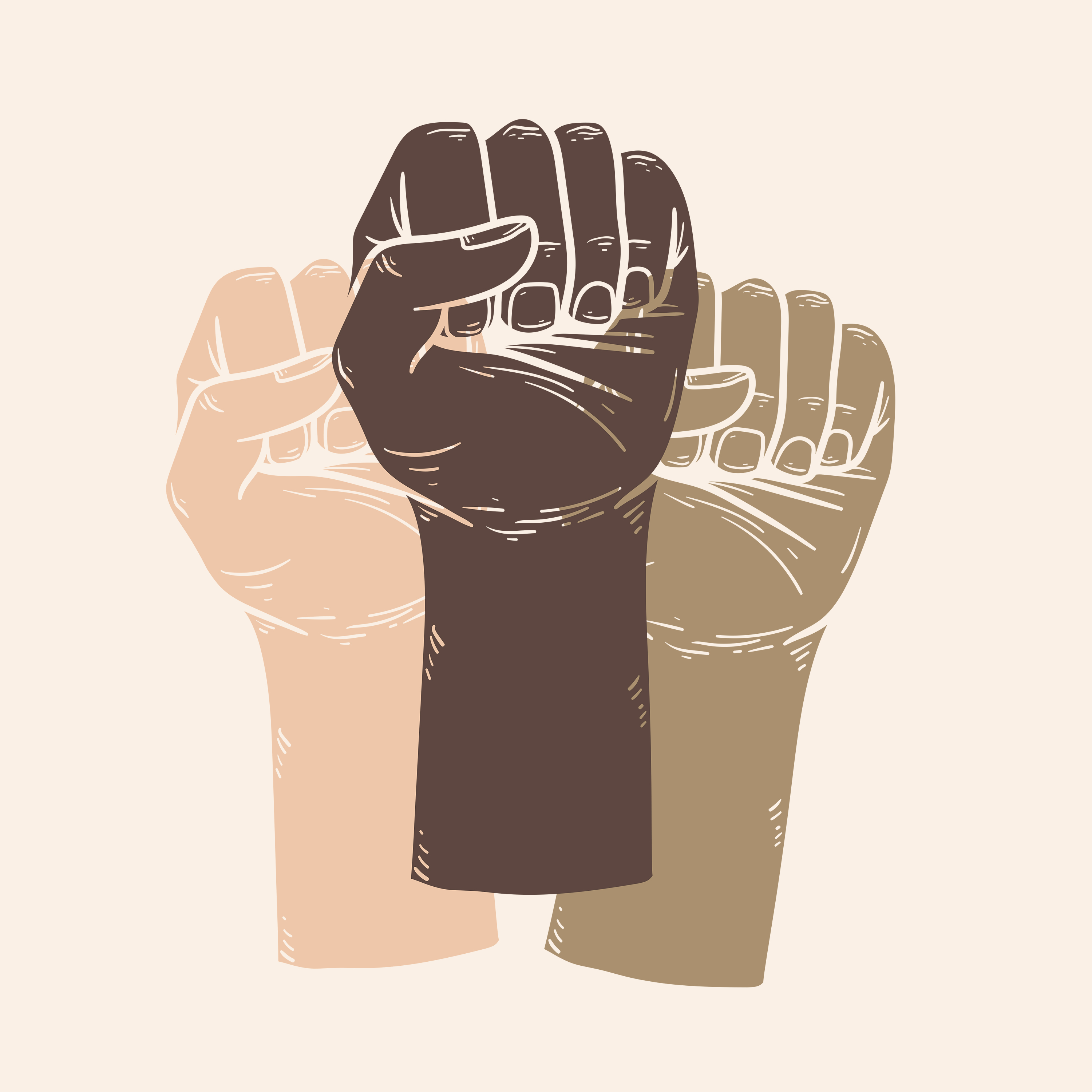 <a href="https://www.freepik.com/free-photo/colorful-fists-illustration-equality-campaign-blm-movement-social-media-post_15550645.htm#query=stop%20racism&position=11&from_view=keyword&track=robertav1_2_sidr">Image by rawpixel.com</a> on Freepik