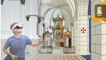 Realidade virtual permite percorrer interior de igreja medieval destruída na primeira guerra mundial